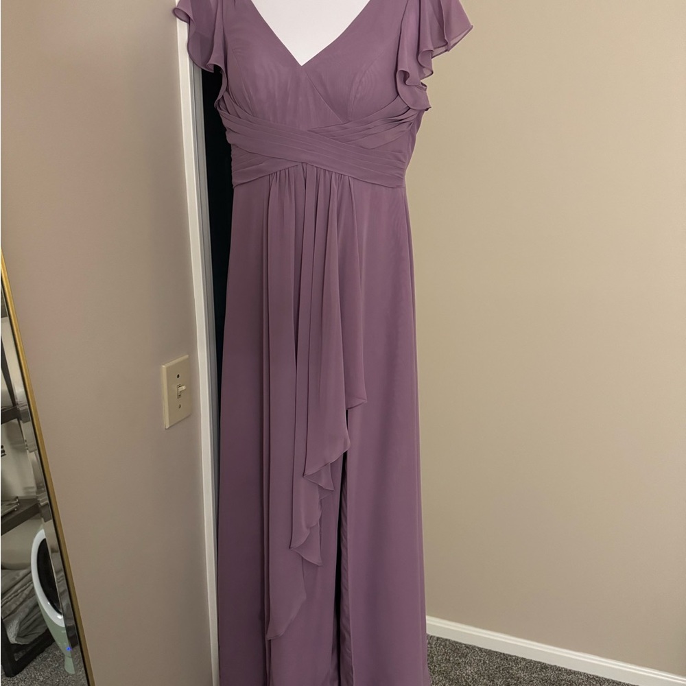 Azazie Lavender Maxi Dress